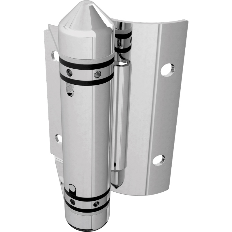 Master Range Glass To Round Post Hinge Set Polish Auswide Frameless